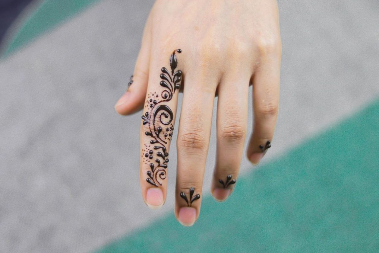 Detail van nagelverzorging